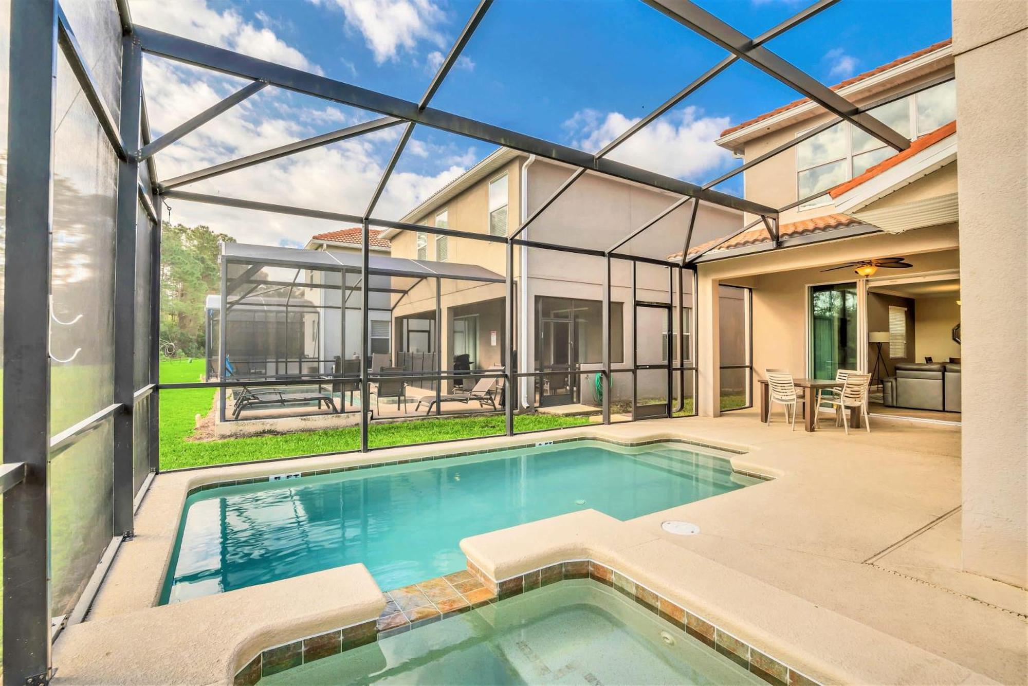 Near Disney - 5Br Home- Games Pool Hot Tub & Bbq Киссимми Экстерьер фото